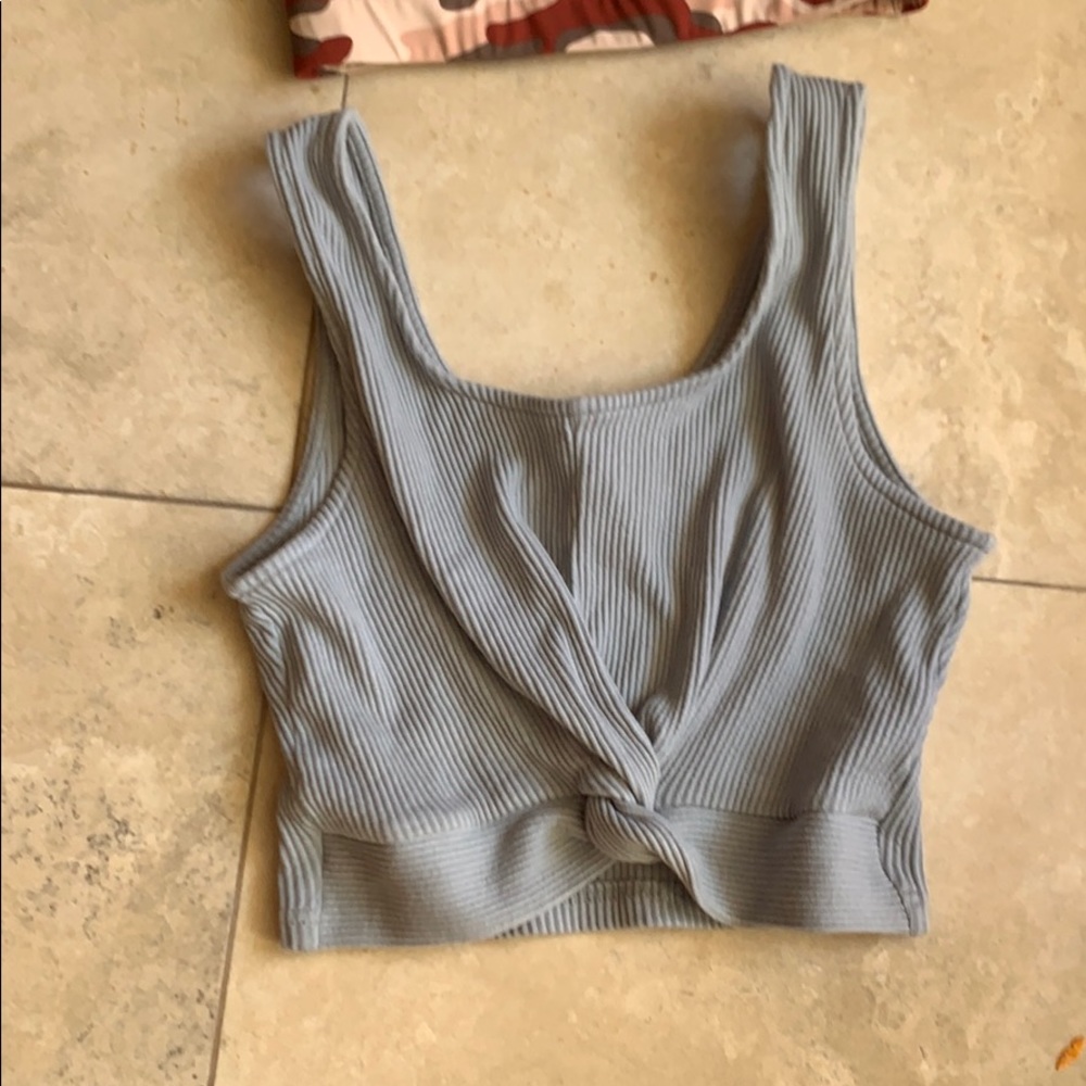 3 sports bras and one crop top! 2 leggings BUNDLE